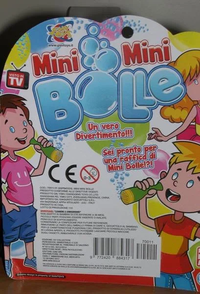 Soap bubble toy