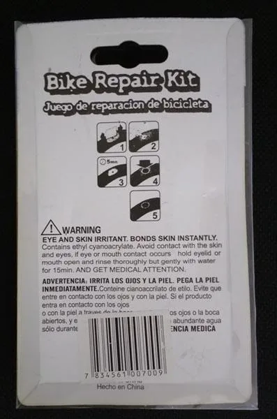 Bicycle tyre repair kit
