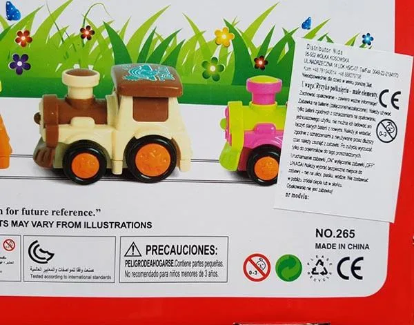 Plastic toy train