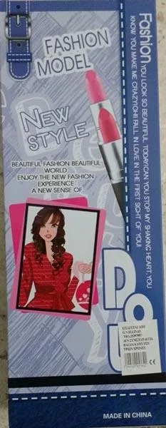 Plastic doll with accessories