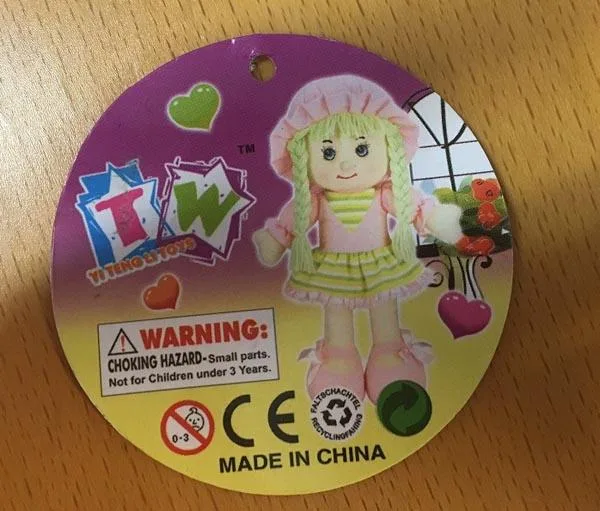 Soft textile doll