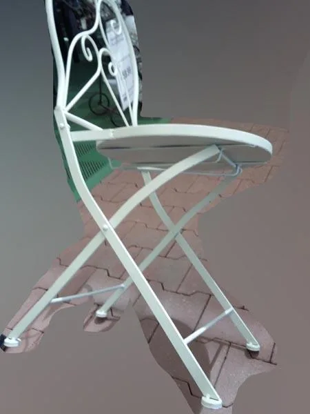 Metal folding chair