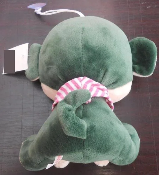 Soft toy with suction cup