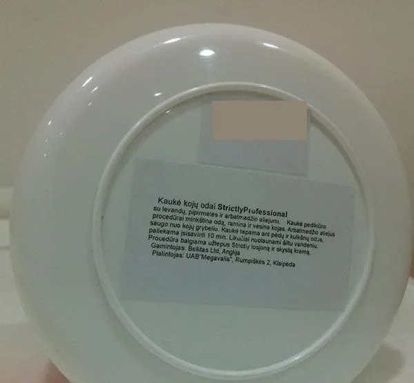 Pedicure mask