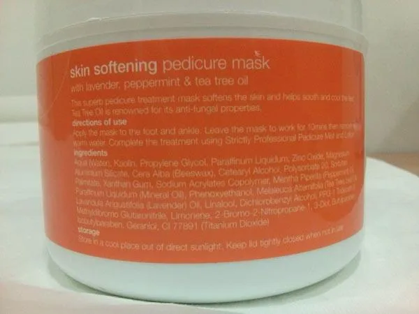 Pedicure mask
