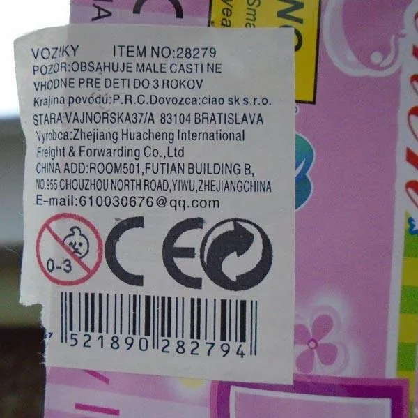 Toy pushchair
