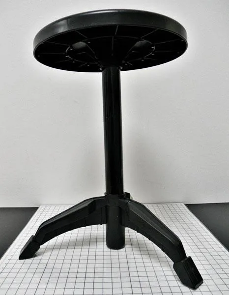 Toy drum set with stool