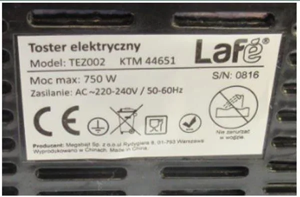 Electric toaster