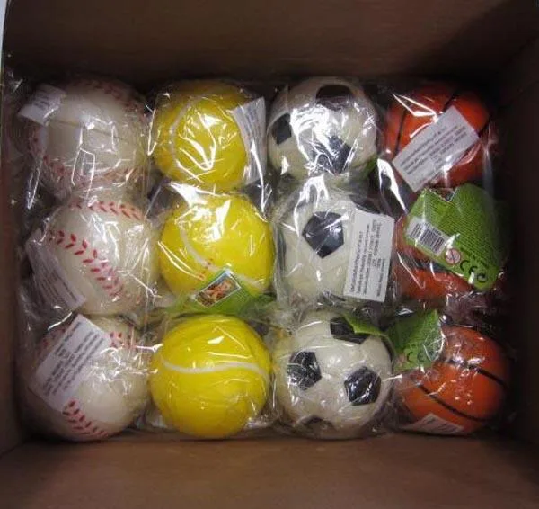 Squeezable balls