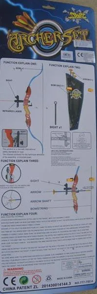 Toy bow and arrows
