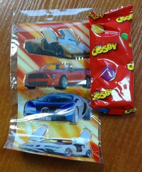 Toy with sweets
