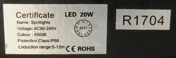 LED floodlight