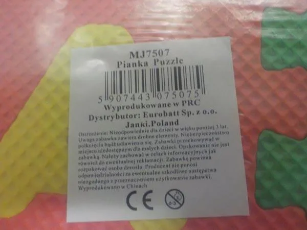 Puzzle mat for children