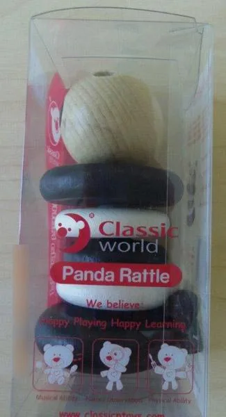 Wooden rattle
