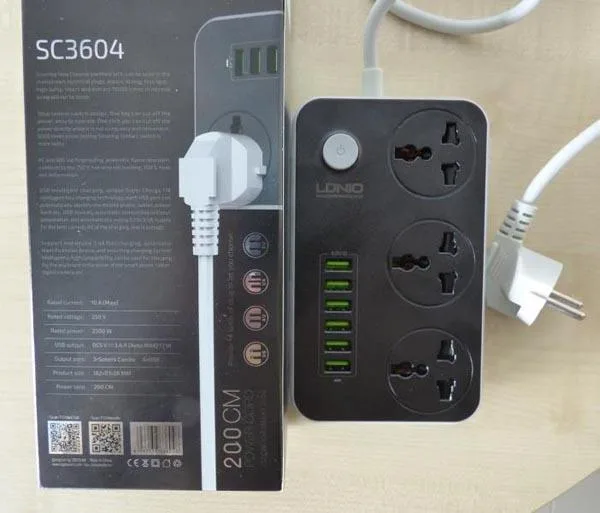 Mains extension lead
