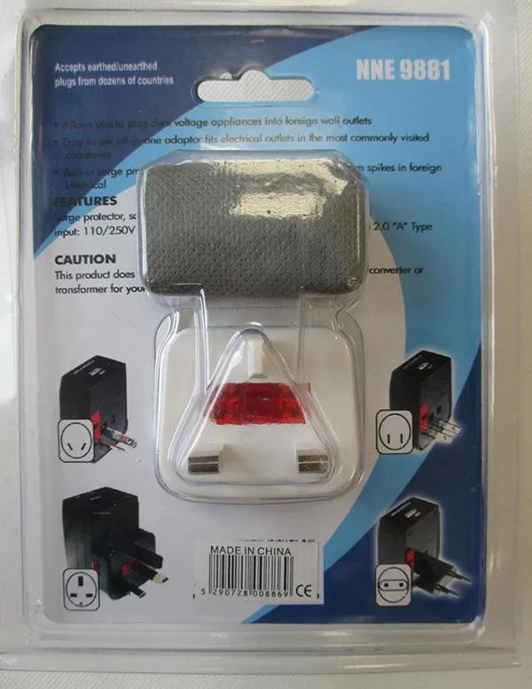 Travel plug adaptor