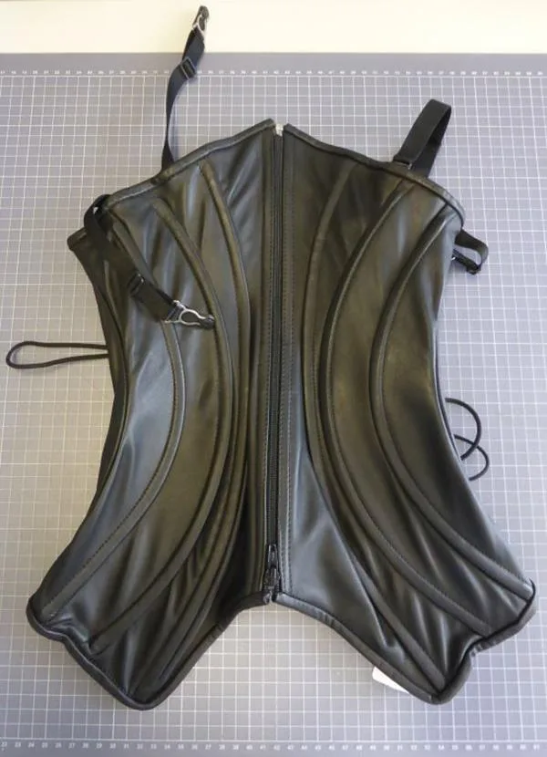 Leather corset