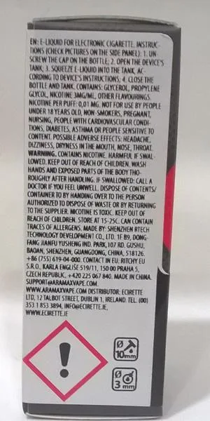 Liquid for electronic cigarettes