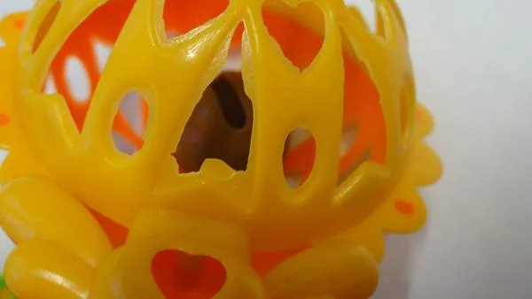 Plastic rattle