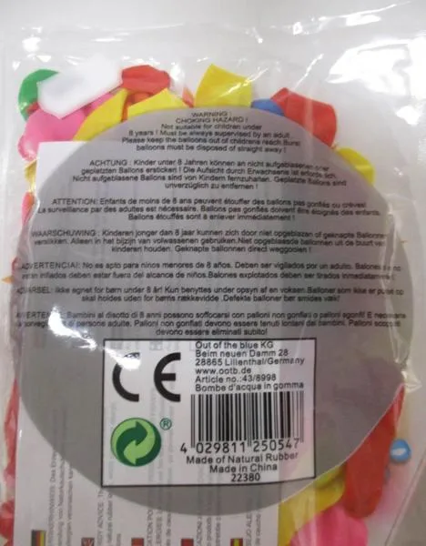 Water balloons