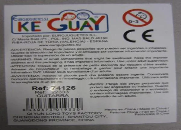 Toy guitar