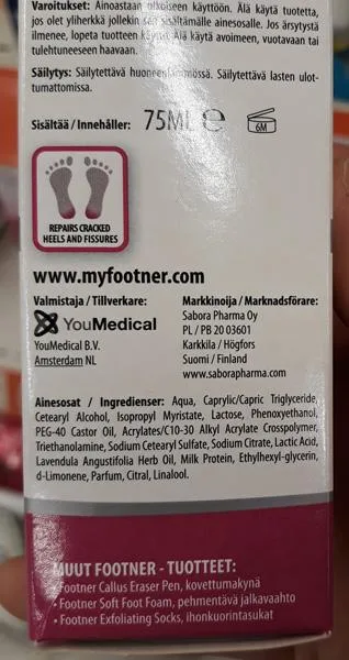 Foot cream