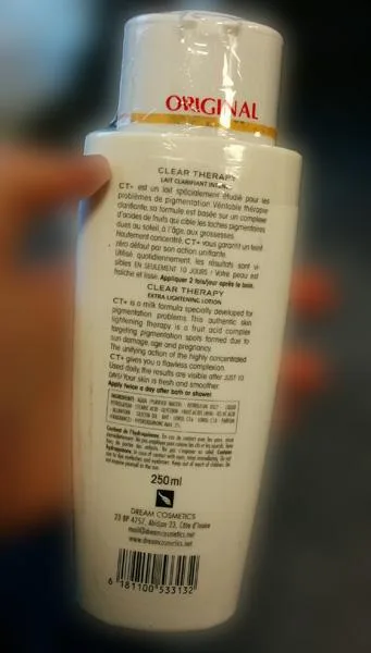 Skin lightening product