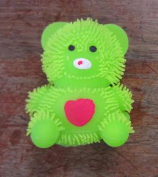 Puffer toys with batteries