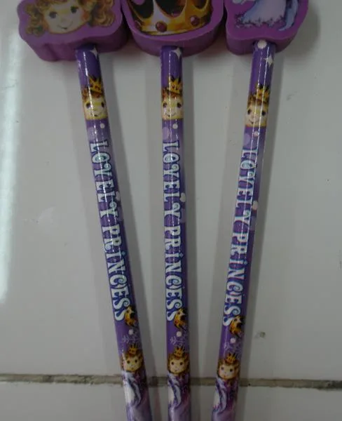 Pencils with eraser