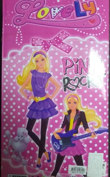 Plastic dolls with accessories