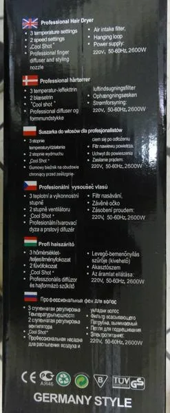Hairdryer