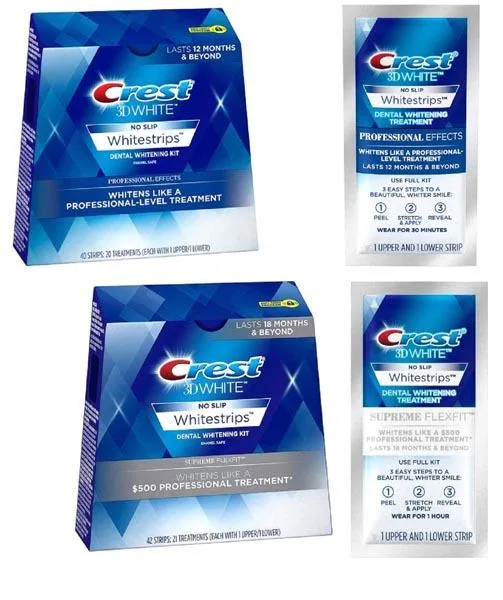 Teeth whitenening strips