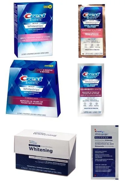 Teeth whitenening strips