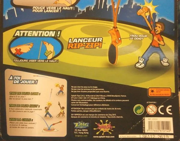Slingshot with whistle