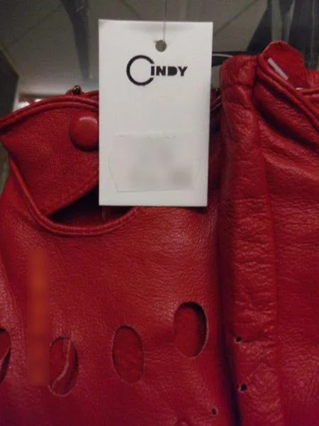 Women's leather gloves