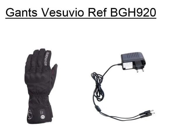 Heated motorcycle gloves
