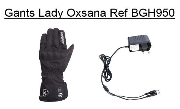 Heated motorcycle gloves