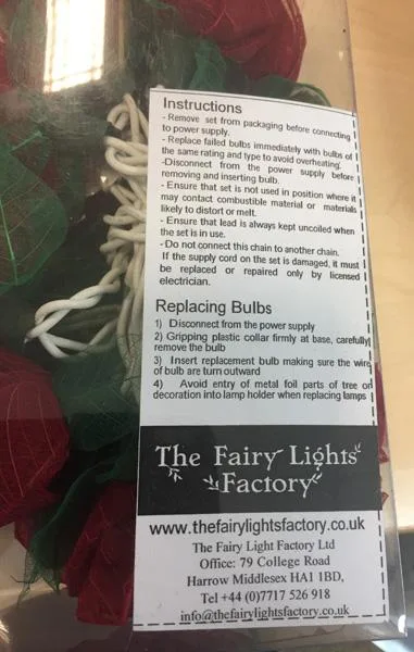 Lighting chain