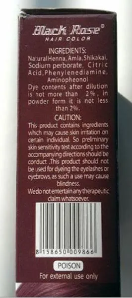 Hair colouring product