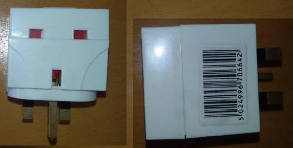 Travel plug adaptor
