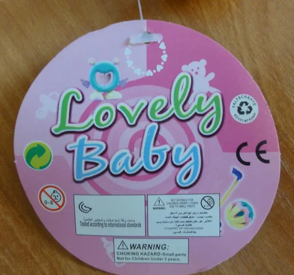 Plastic rattle