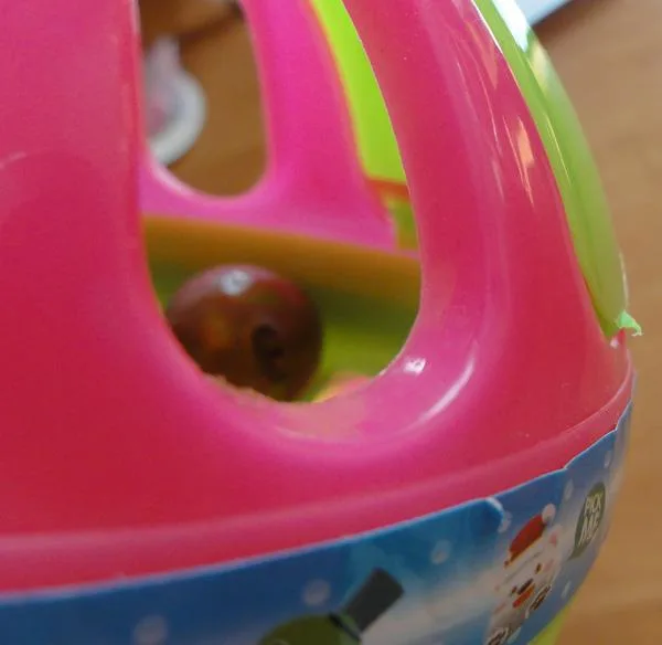 Plastic rattle