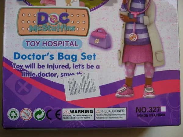 Plastic doll set