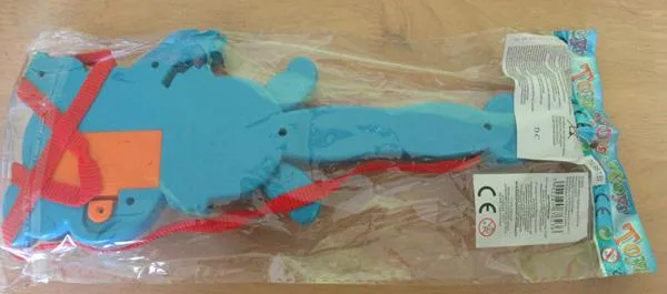 Plastic toy guitar