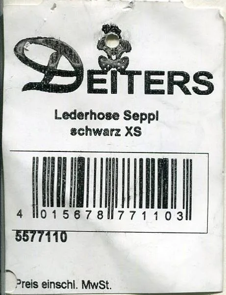 Lederhose (leather breeches)