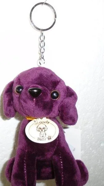 Soft toy with key ring