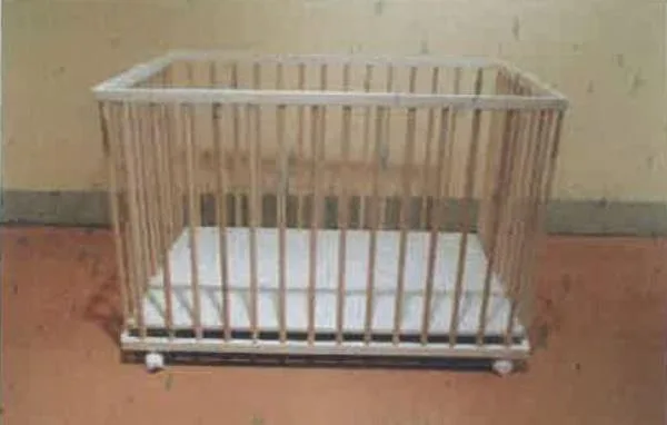 Wooden playpen