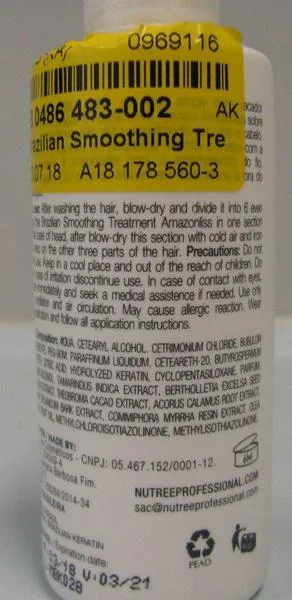 Hair straightening product