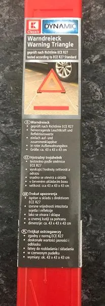 Warning triangle