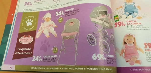 High-chair for dolls